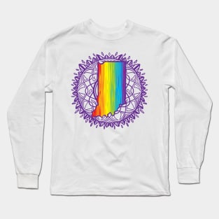 Indiana Mandala Pride Long Sleeve T-Shirt